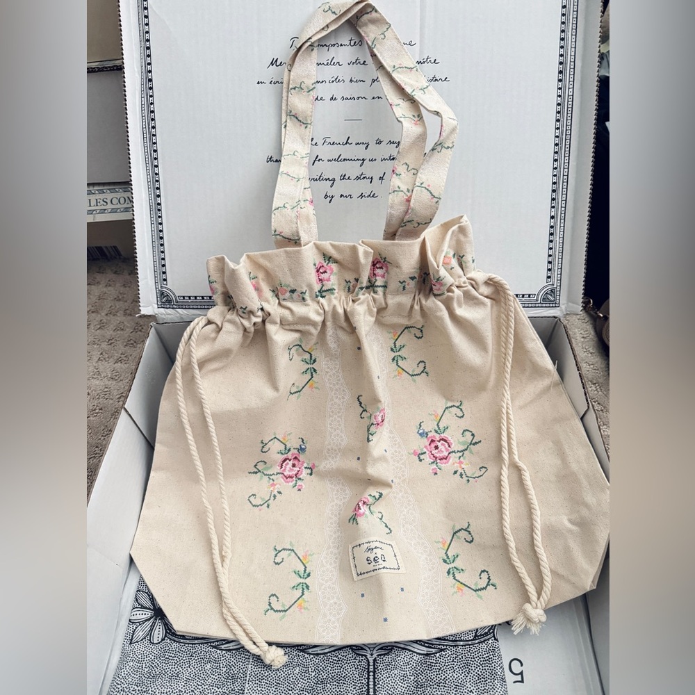 Sezane x Sea NY limited edition tote bag - Picture 7 of 12